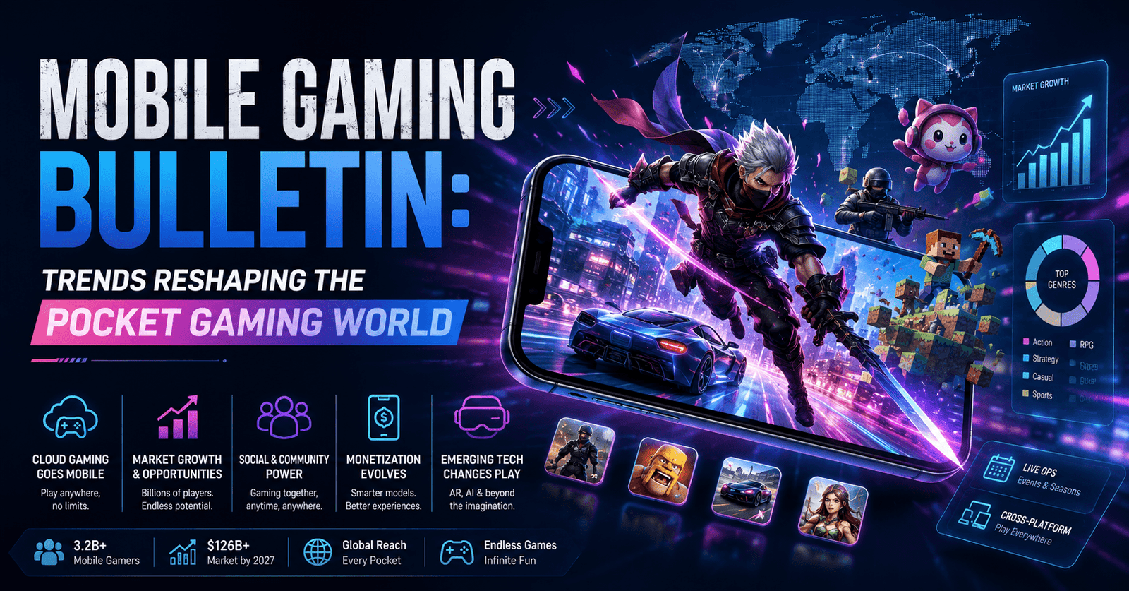 Mobile Gaming Bulletin: Trends Reshaping the Pocket Gaming World