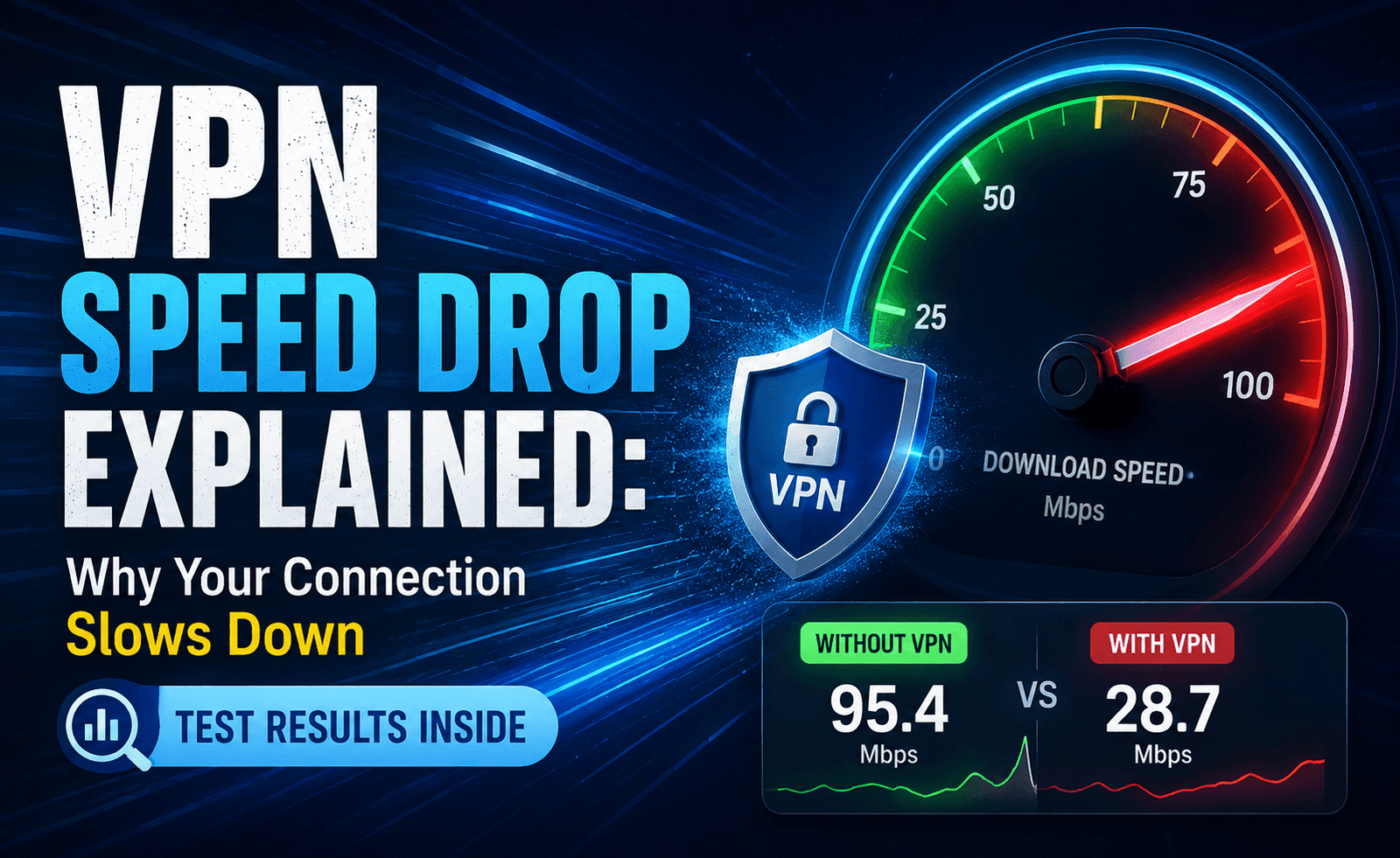 VPN Speed Drop Explained: Why Your Connection Slows Down (Test Results Inside)